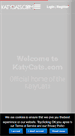 Mobile Screenshot of katycats.com